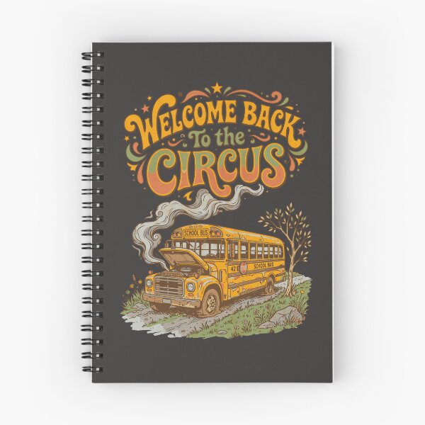 Item preview, Broken school bus, teachers, groovy retro aesthetic - Dark Colors Edition designed and sold by Shyla Marsare.