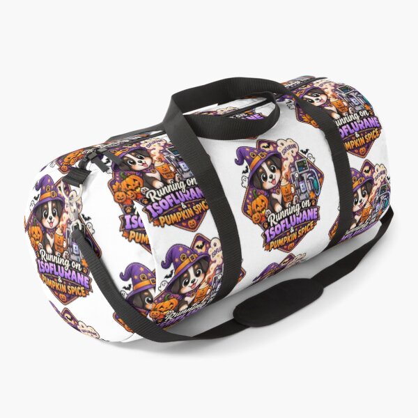 Item preview, Running on Isoflurane & Pumpkin Spice – Veterinary Anesthesia Halloween designed and sold by Bettybee00.