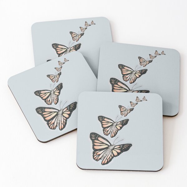 Item preview, Butterfly Arc, colored pencil digital collage designed and sold by GiSilver.