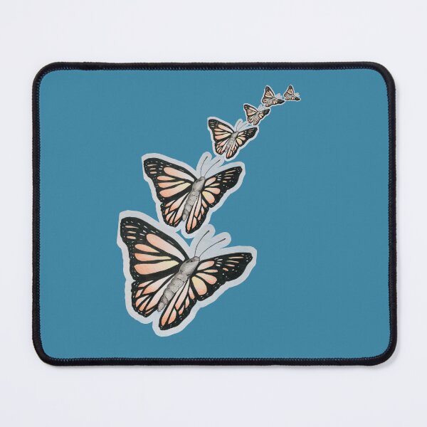 Item preview, Butterfly Arc, colored pencil digital collage designed and sold by GiSilver.