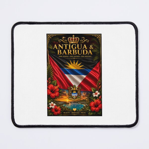 Item preview, Antigua & Barbuda | Caribbean Pride & Heritage Art designed and sold by     Crowned Canvas Studio ⭐ .