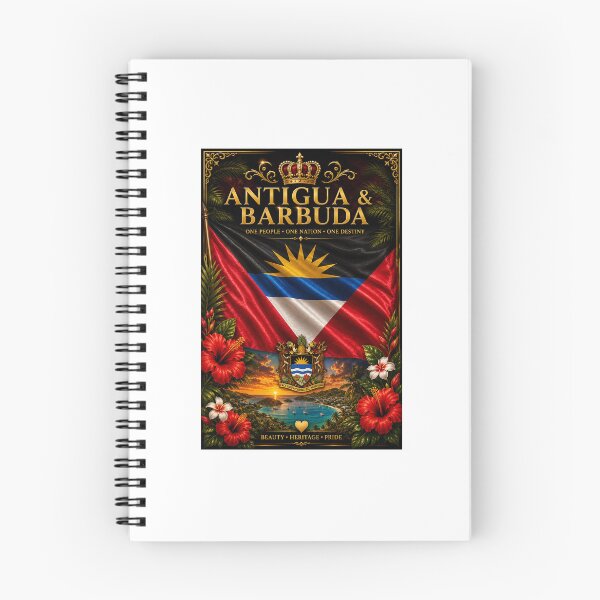 Item preview, Antigua & Barbuda | Caribbean Pride & Heritage Art designed and sold by     Crowned Canvas Studio ⭐ .