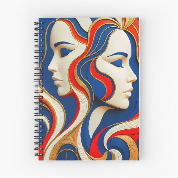 Item preview, Elegant Surreal Female Janus Duality designed and sold by DigitalandPhoto.