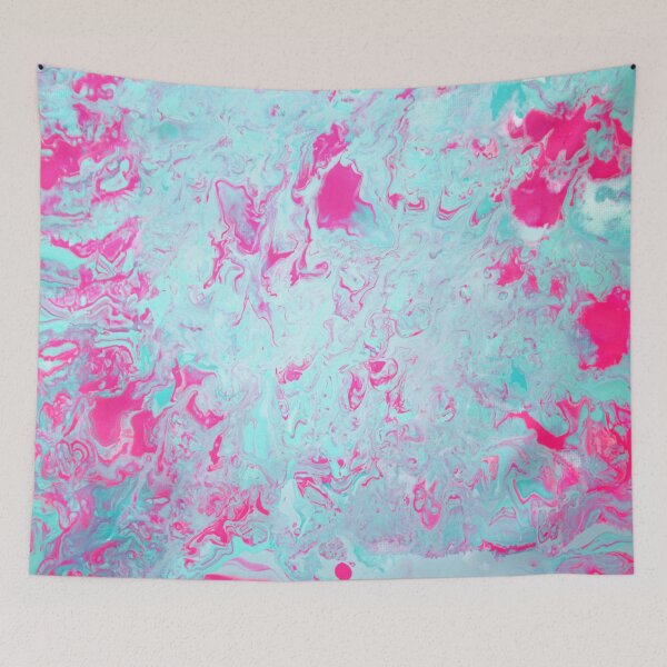 Item preview, Turquoise Pink Splash designed and sold by Zestfull Artwork.