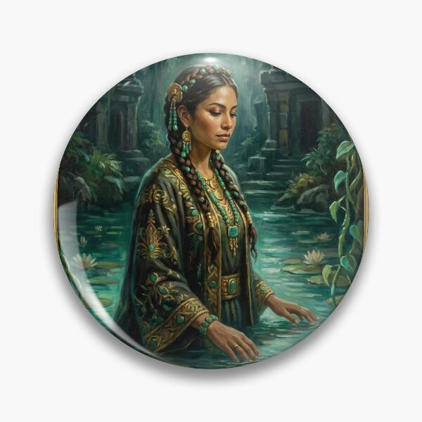 Item preview, Cenote Water Bruja — Mystic Latina Art designed and sold by PixelBrujeria.