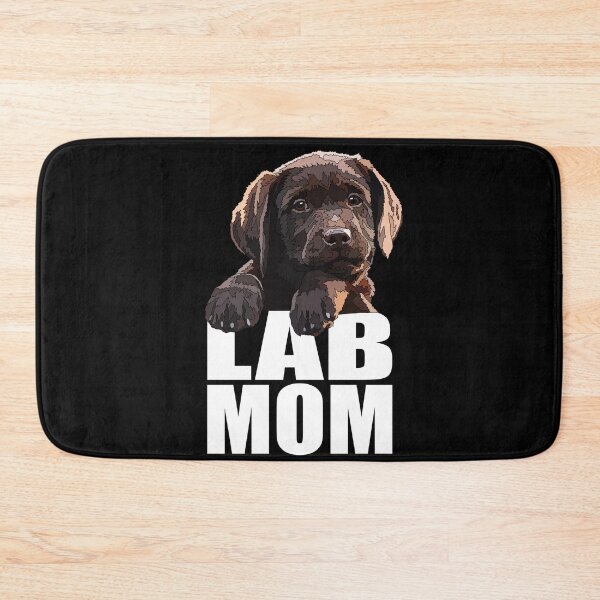 Item preview, Cute Chocolate Labrador Mom Puppy  designed and sold by Just-Arts-4U.