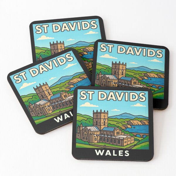 Item preview, St Davids, Wales - Cathedral & Coast designed and sold by Myra365Art.