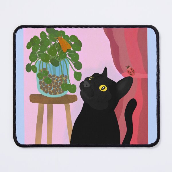 Item preview, my black cat wants that moth designed and sold by FandomizedRose.