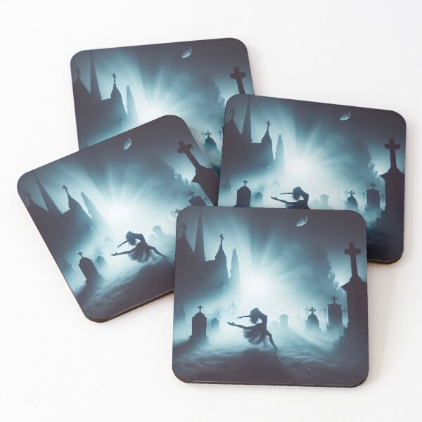 Item preview, Dancing in the Cemetery – Gothic Ballerina Art designed and sold by RKWSHOP.