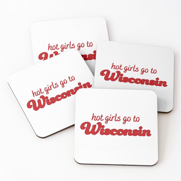Item preview, Hot Girls Go To Wisconsin (red on red) designed and sold by titanic415.