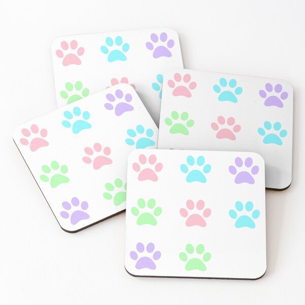 Item preview, Paw Print Pastel Sticker Pack/Sheet- Small Size designed and sold by SlimyFish.