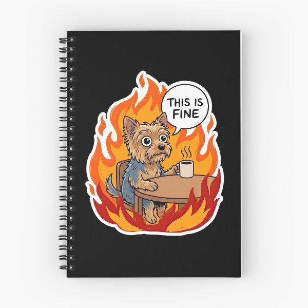 Item preview, Yorkshire Terrier Inferno Comic Pop Art designed and sold by Flying Doggo.