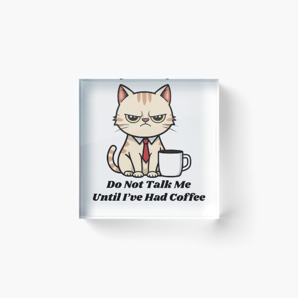 Item preview, Funny Grumpy Cat Until Ive Had Coffee Sarcastic Work Humor  designed and sold by FaridShop ⭐⭐⭐⭐⭐.