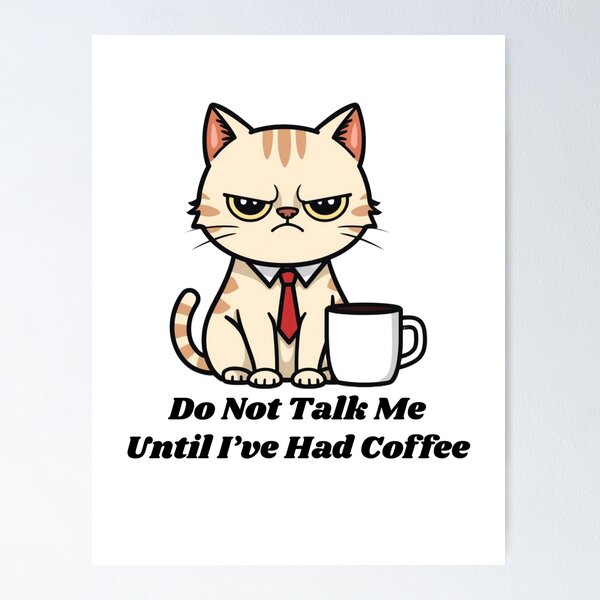 Item preview, Funny Grumpy Cat Until Ive Had Coffee Sarcastic Work Humor  designed and sold by FaridShop ⭐⭐⭐⭐⭐.