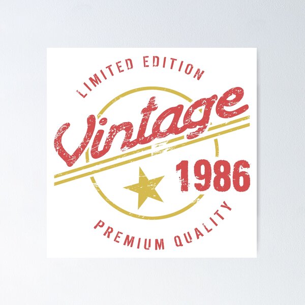 Item preview, Vintage 1986 40th Birthday designed and sold by thepixelgarden.
