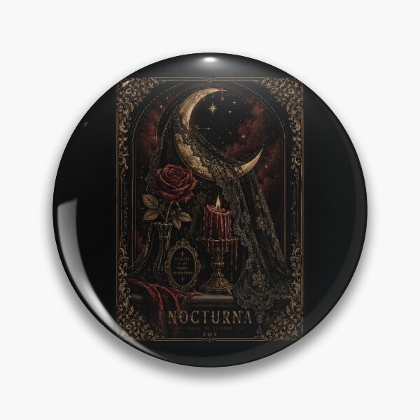 Item preview, Gothic Glam Halloween Black Rose & Moon Graphic Tee designed and sold by Fanverse Merchandise.