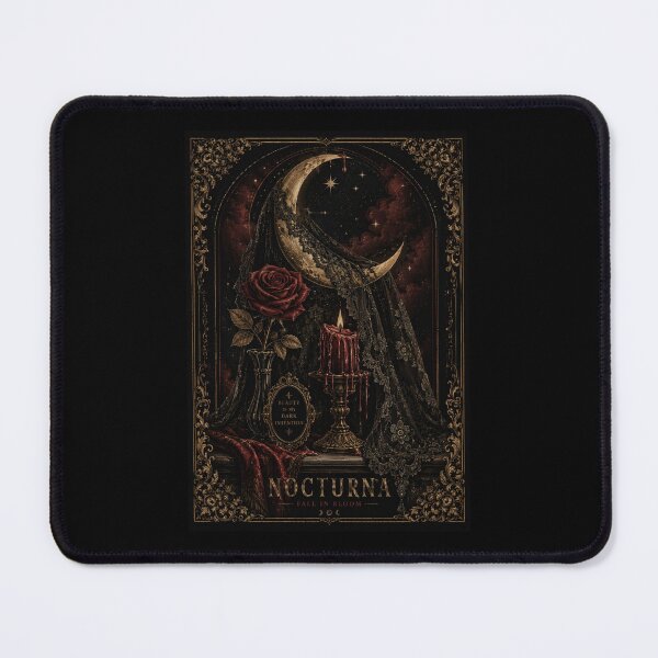 Item preview, Gothic Glam Halloween Black Rose & Moon Graphic Tee designed and sold by Fanverse Merchandise.