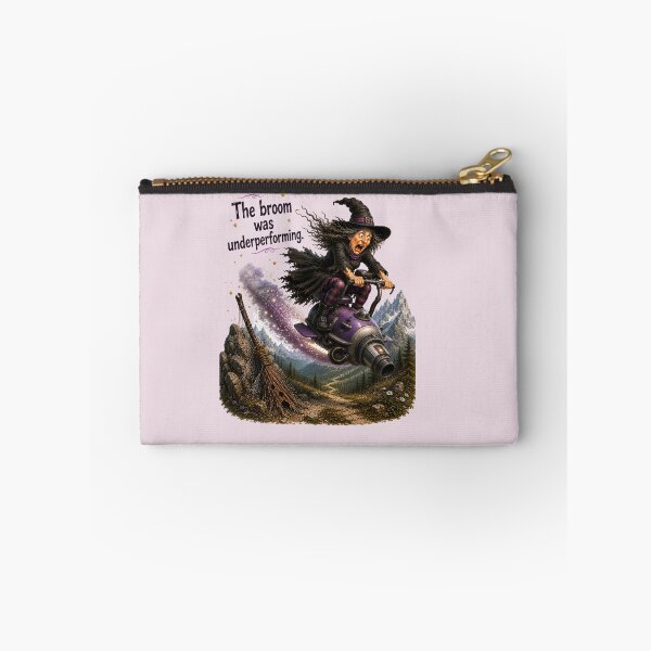 Item preview, Funny Witch Upgrade – The Broom Was Underperforming | Fantasy Humor designed and sold by Alpine-Ink.