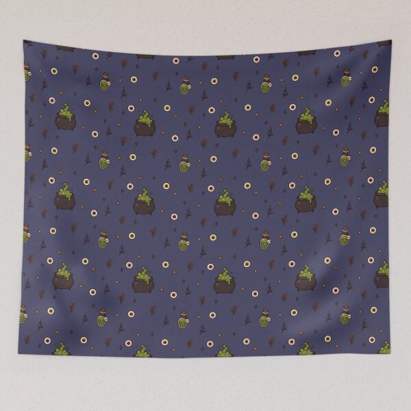 Item preview, Witchy Cauldrons – Magical Halloween Seamless Pattern designed and sold by Butterdeer.