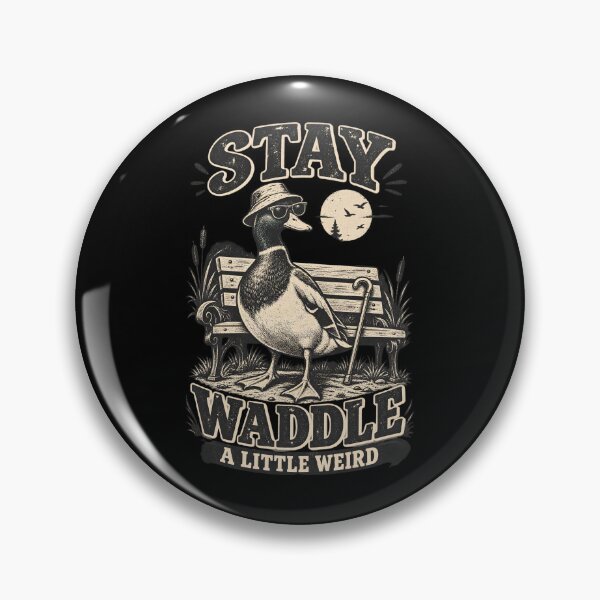 Item preview, Stay Waddle A Little Weird Text Art designed and sold by AhmedZouita.