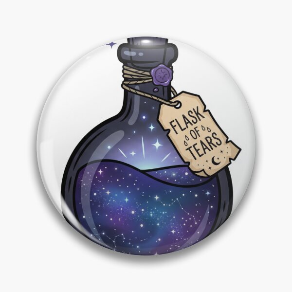 Item preview, Dark Glass Flask of Starry Tears designed and sold by BigBarts11.