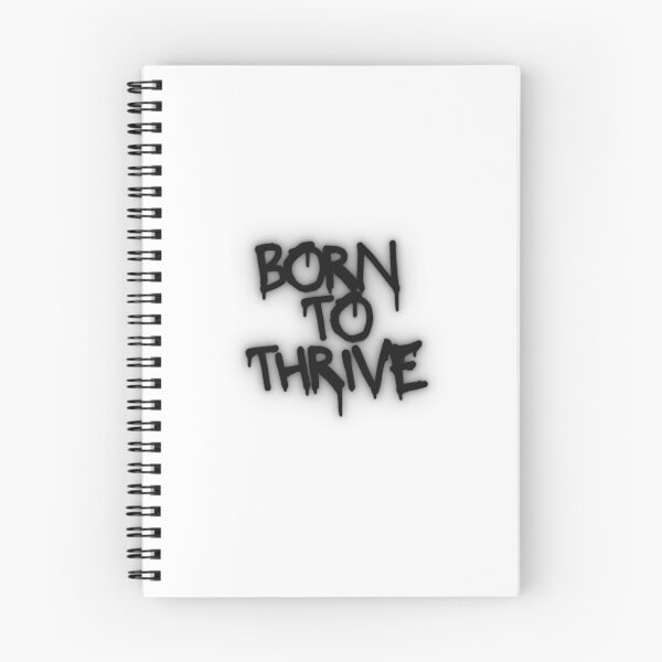 Item preview, Born to Thrive Inspirational Graffiti Quote designed and sold by MissLotusStudio.