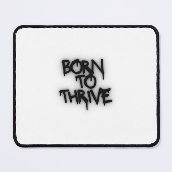 Item preview, Born to Thrive Inspirational Graffiti Quote designed and sold by MissLotusStudio.