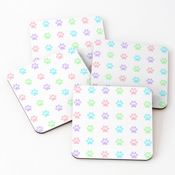 Item preview, Paw Print Pastel Sticker Pack/Sheet- Large Size designed and sold by SlimyFish.