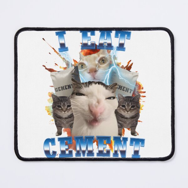 Item preview, Funny Cement Eating Cat Meme | Best Buy designed and sold by TalbiahmedRedha.