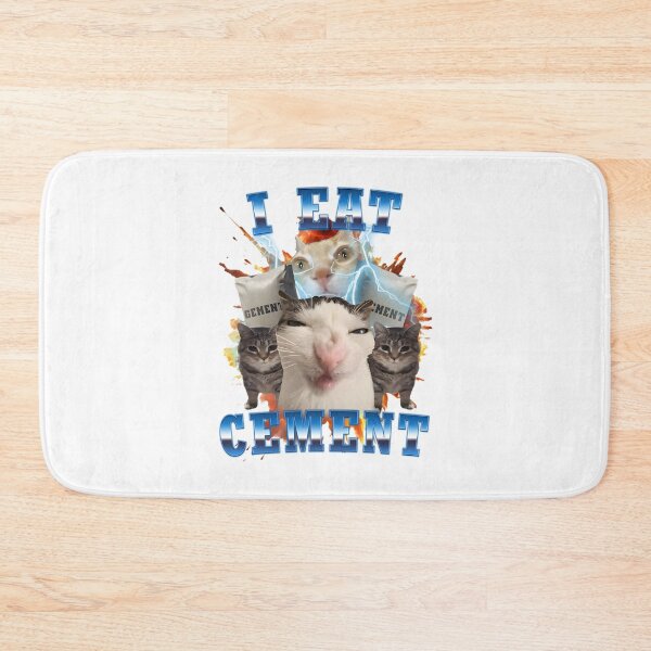 Item preview, Funny Cement Eating Cat Meme | Best Buy designed and sold by TalbiahmedRedha.