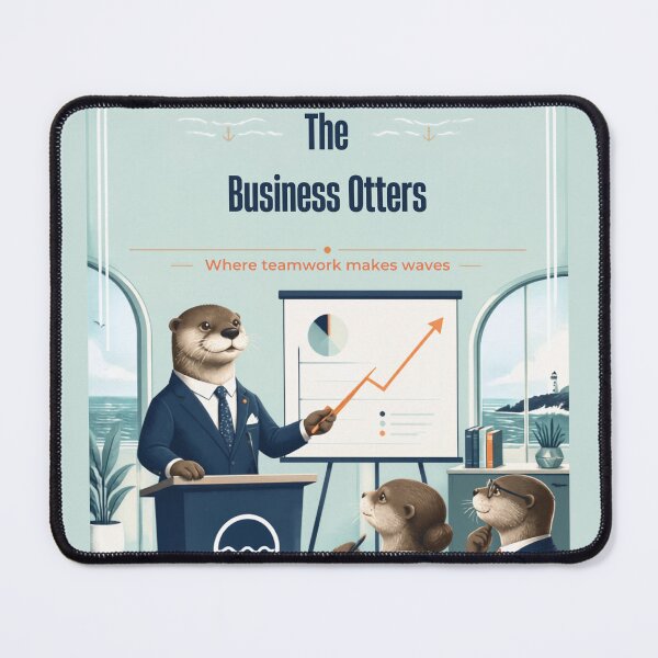 Item preview, The Business Otters designed and sold by Holy JM Designs.