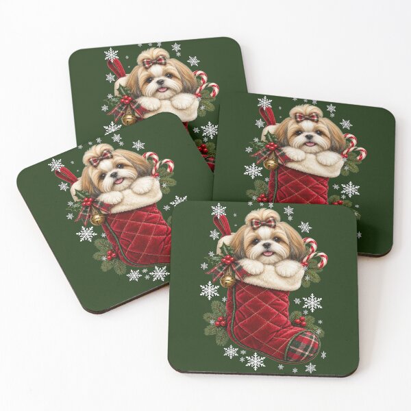 Item preview, Shih Tzu Christmas Stocking Cute Dog Holiday Gift designed and sold by Cute & Sassy Custom Gifting Boutiques.