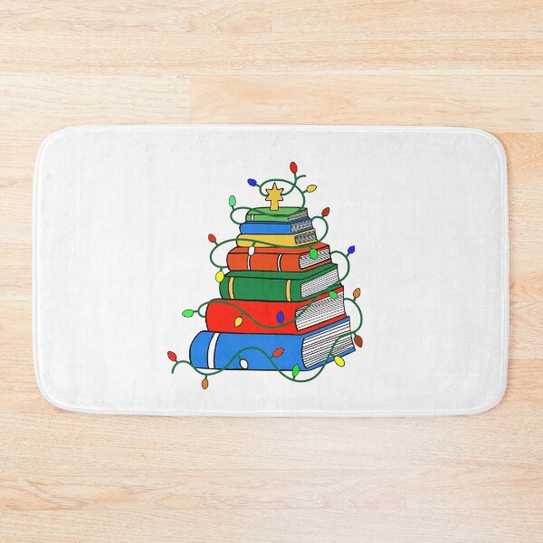 Item preview, Christmas Tree Lights Book Stack designed and sold by Sartoris Art.