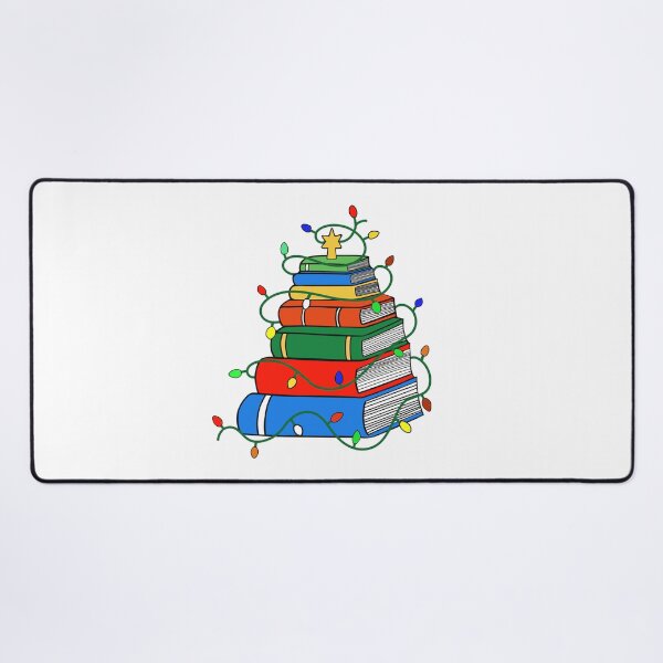Item preview, Christmas Tree Lights Book Stack designed and sold by Sartoris Art.