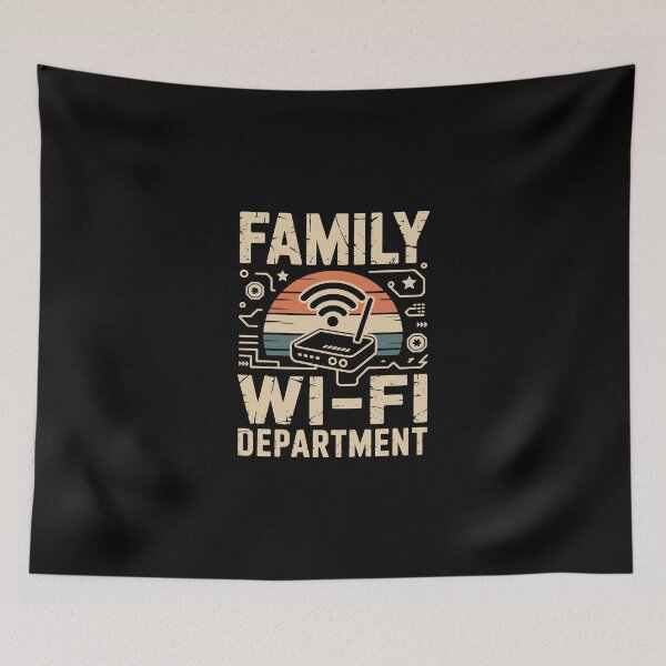 Item preview, FAMILY WI‑FI DEPARTMENT designed and sold by jkrphoto.