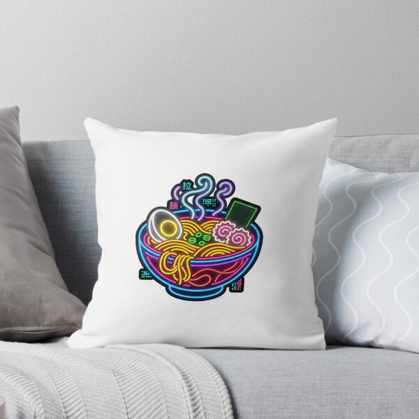 Item preview, Cyberpunk Neon Tube Ramen Bowl designed and sold by BigBarts11.