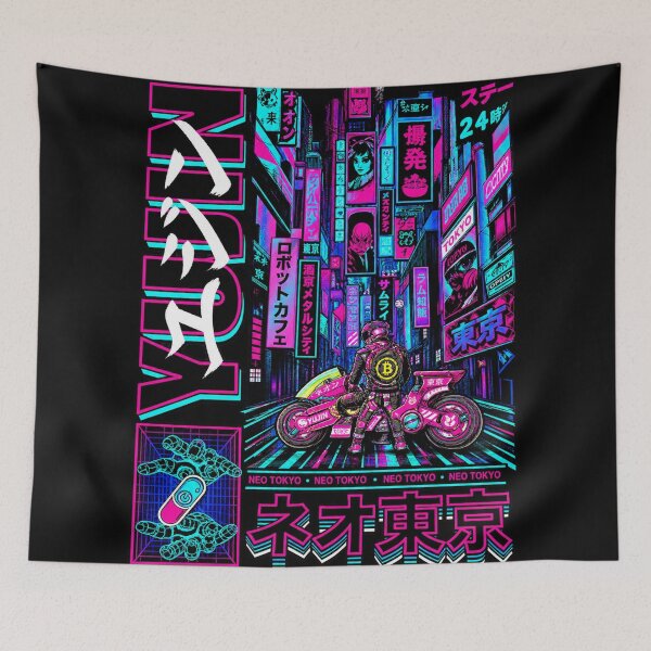 Item preview, Neon Tokyo Cyberpunk – Japanese City Lights designed and sold by SHARPEI.
