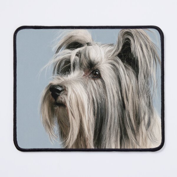 Item preview, Skye Terrier on Blue designed and sold by Elisabeth Lucas.