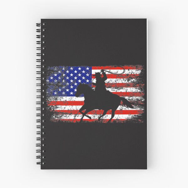 Item preview, Vintage Western Rodeo Roper American Flag Patriotic Cowboy Silhouette Graphic | Best Gift designed and sold by AKIBAJARA.