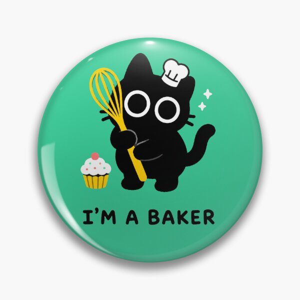 Item preview, Cute Black Cat Baker Im A Baker designed and sold by SayMaria.