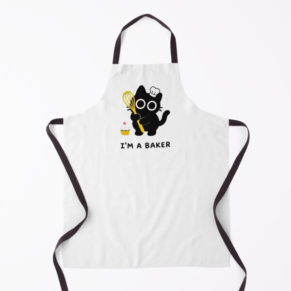 Item preview, Cute Black Cat Baker Im A Baker designed and sold by SayMaria.