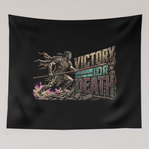 Item preview, Victory or Death Warrior Design, Ancient Warrior Artwork, Medieval Knight Graphic, Viking Warrior Gift, Spartan Warrior Design, Battle Art, Warrior Spirit, Sword Shield, War Culture designed and sold by Typologystudios.