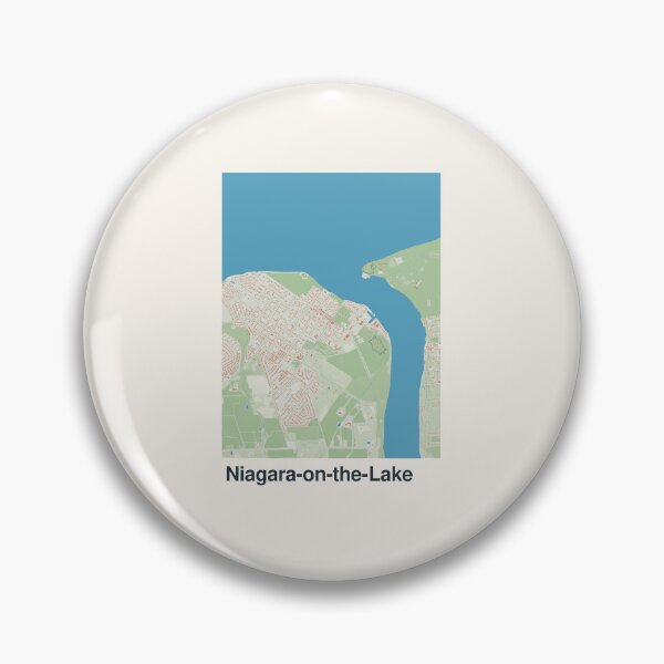 Artikelvorschau, Minimalistische Kartenkunst von Niagara-on-the-Lake entworfen und verkauft von MapsNerd.