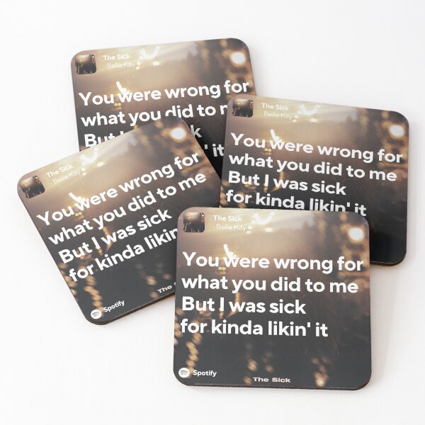Item preview, The Sick lyrics - Bella Kay designed and sold by Milkshake33.