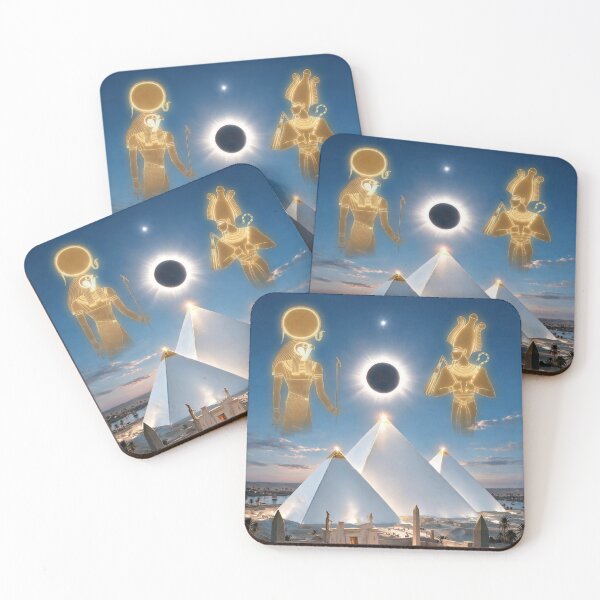 Item preview, Solar Eclipse over Ancient Pyramids designed and sold by TheArchitect22.