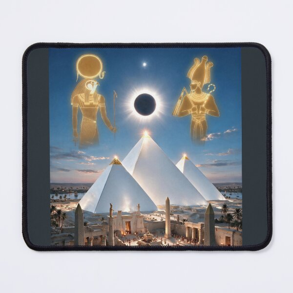 Item preview, Solar Eclipse over Ancient Pyramids designed and sold by TheArchitect22.