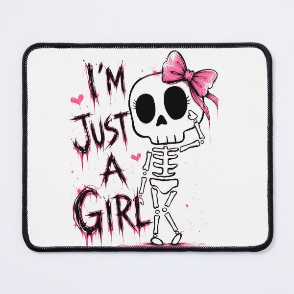 Item preview, I’m Just A Girl Skeleton designed and sold by DesignByKhayal.