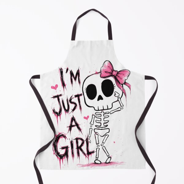 Item preview, I’m Just A Girl Skeleton designed and sold by DesignByKhayal.