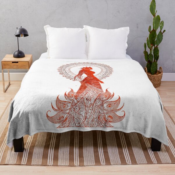 Item preview, Red Sun Goddess Mystical Mandala Art designed and sold by LC&LCPlatform.