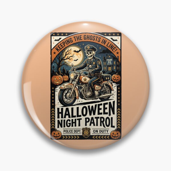 Item preview, Keeping the ghosts in line! - Halloween Night Patrol designed and sold by ParadoxParadox.
